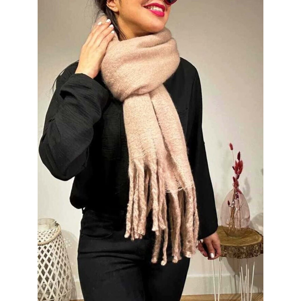 Bufanda Lisa Flecos SWOOSHIN Taupe HEVE