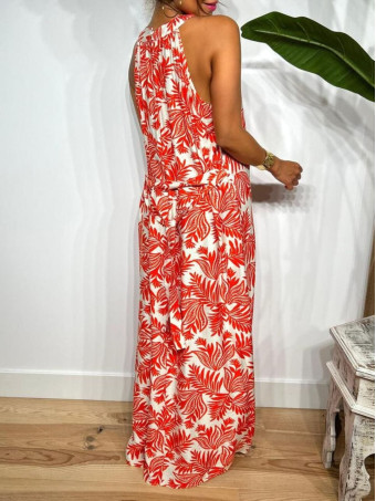 Vestido Halter Estampado FLAWLESS HEVE