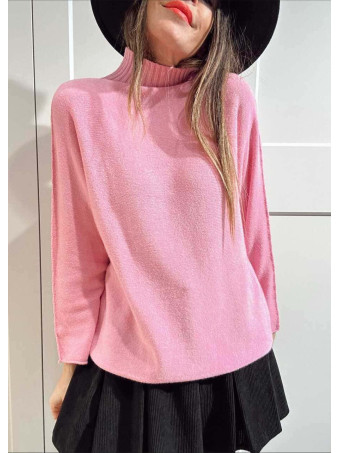 Punto Soft Cuello Subido STITCHEL Rosa HEVE