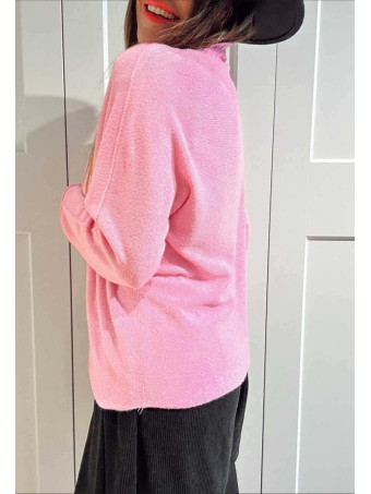 Punto Soft Cuello Subido STITCHEL Rosa HEVE