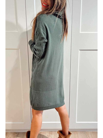 Vestido Punto Ochos RHEVA Verde HEVE