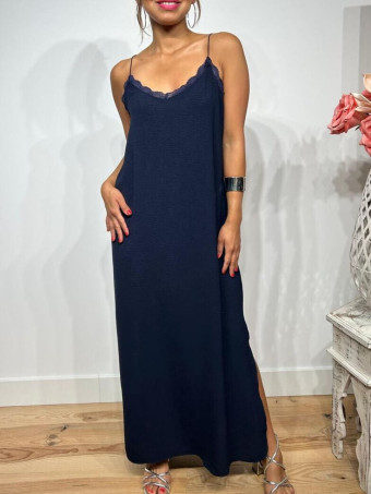 Vestido Lencero REENIE Marino HEVE