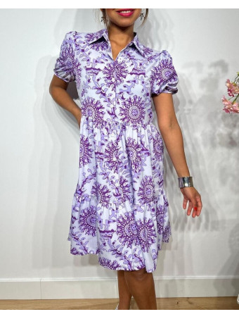 Vestido Camisero Estampado NOVANOOK HEVE