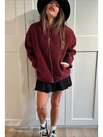 Chaqueta Borreguito OLWEN Burdeos HEVE