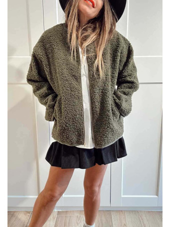 Chaqueta Borreguito OLWEN Verde Militar HEVE