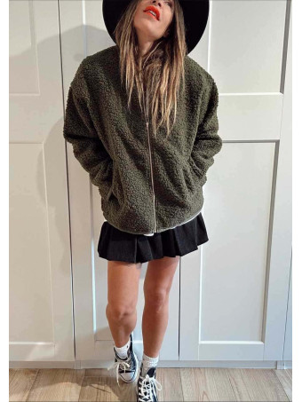 Chaqueta Borreguito OLWEN Verde Militar HEVE