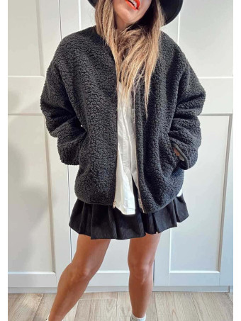 Chaqueta Borreguito OLWEN Negro HEVE