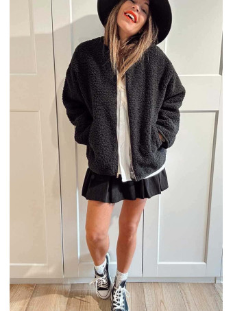 Chaqueta Borreguito OLWEN Negro HEVE