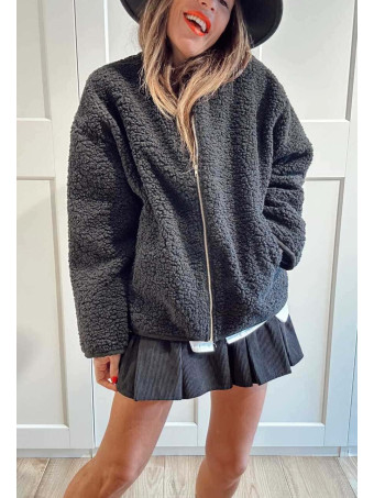 Chaqueta Borreguito OLWEN Negro HEVE