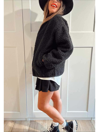 Chaqueta Borreguito OLWEN Negro HEVE