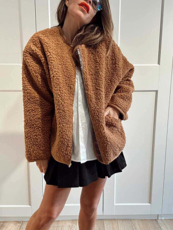 Chaqueta Borreguito OLWEN Camel HEVE