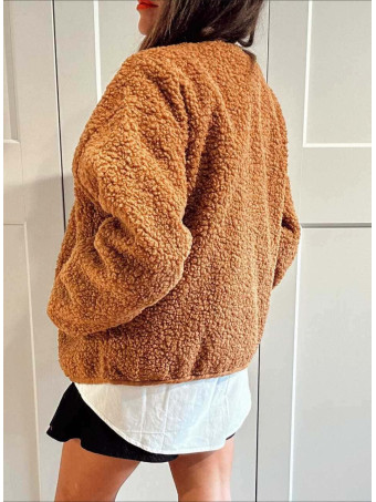 Chaqueta Borreguito OLWEN Camel HEVE