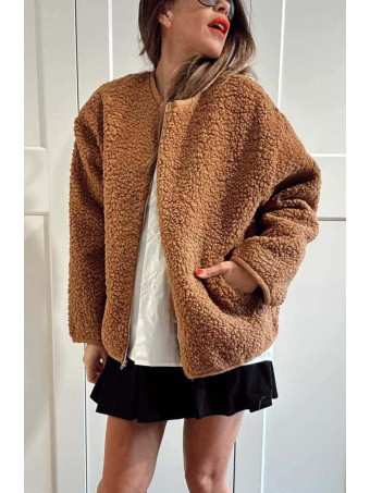 Chaqueta Borreguito OLWEN Camel HEVE