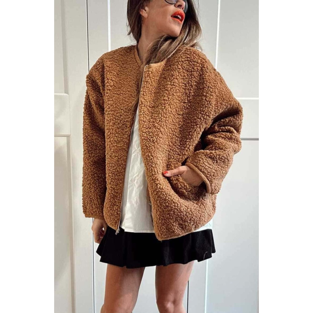 Chaqueta Borreguito OLWEN Camel HEVE