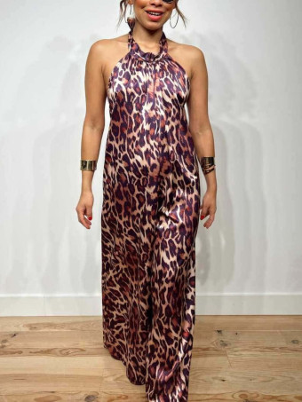 Mono Print Escote Halter SUWARGI HEVE