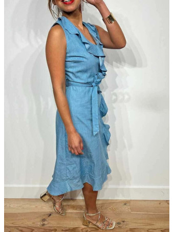 Vestido Vaquero Volantes BRASTENY HEVE