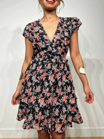 Vestido Volantes Estampado Floral NADEVA HEVE