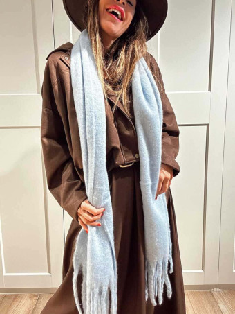 Bufanda Lisa Flecos SWOOSHIN Celeste HEVE