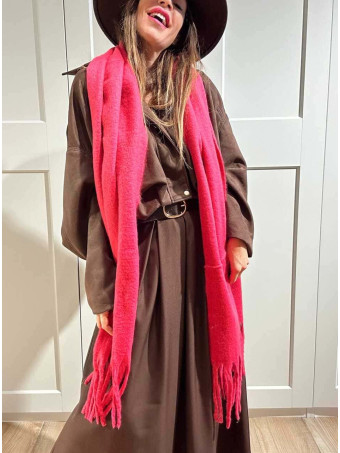 Bufanda Lisa Flecos SWOOSHIN Fucsia HEVE