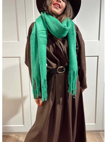Bufanda Lisa Flecos SWOOSHIN Verde Trébol HEVE