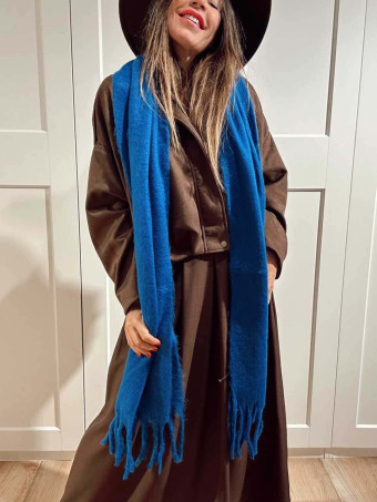 Bufanda Lisa Flecos SWOOSHIN Azul Klein HEVE