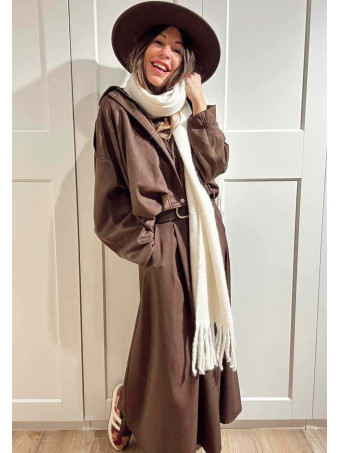 Bufanda Lisa Rectangular WHIMSTER Crudo HEVE