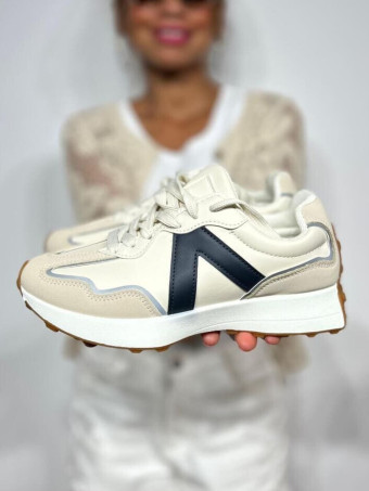 Deportiva Streetwear NYAMO Beige HEVE