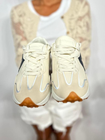 Deportiva Streetwear NYAMO Beige HEVE