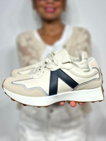 Deportiva Streetwear NYAMO Beige HEVE