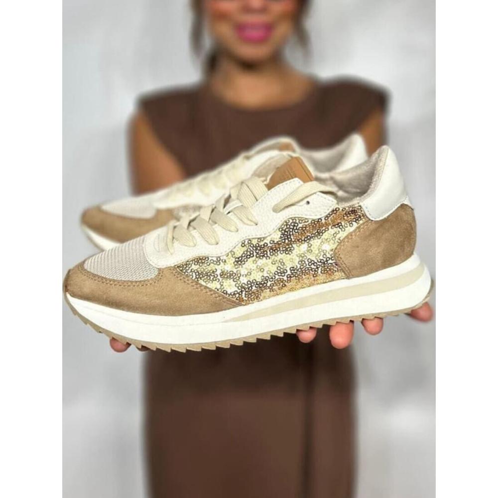 Deportiva Combinada Lentejuelas SPARKILL Oro HEVE