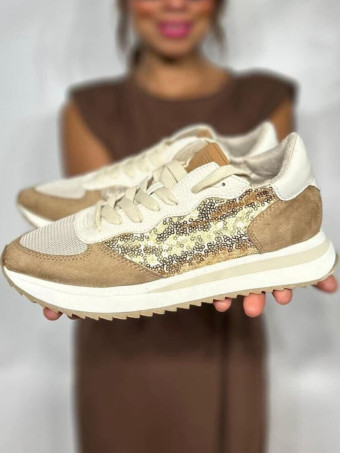 Deportiva Combinada Lentejuelas SPARKILL Oro HEVE