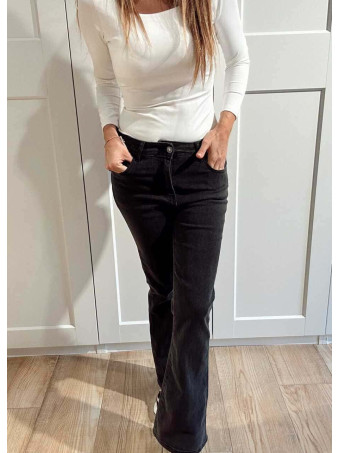 Jeans Flare LORVAN Negro HEVE
