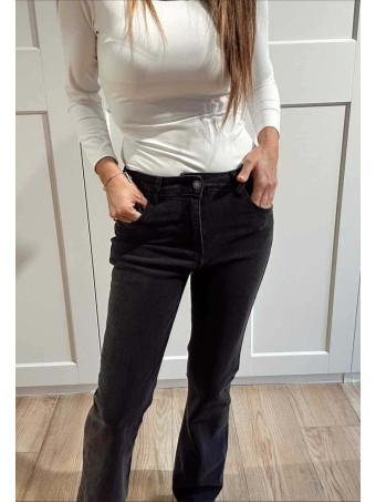 Jeans Flare LORVAN Negro HEVE