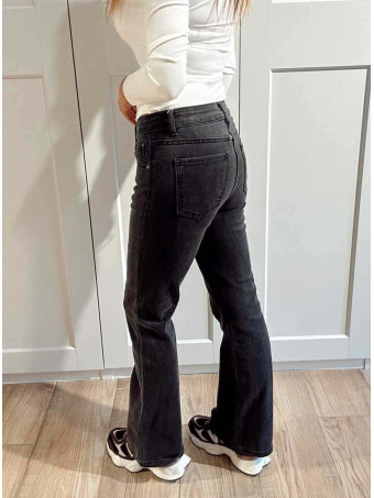 Jeans Flare LORVAN Negro HEVE