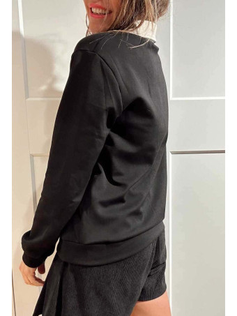 Polo Soft Touch Essential Heart Negro HEVE