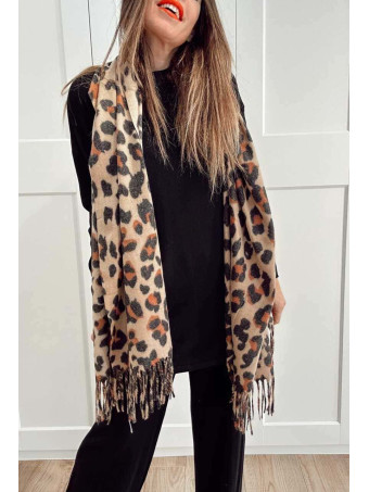 Bufanda Soft Print SHEETA Camel HEVE