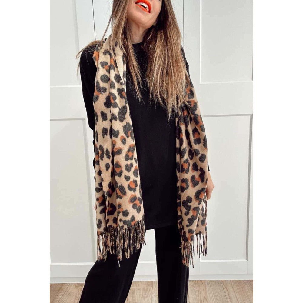 Bufanda Soft Print SHEETA Camel HEVE