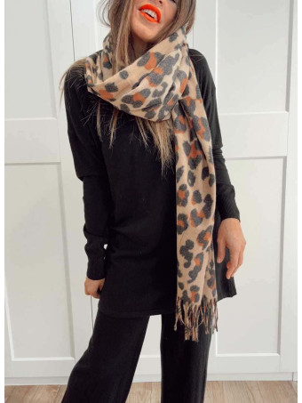 Bufanda Soft Print SHEETA Camel HEVE