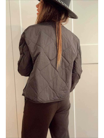 Chaqueta Guateada Ondas TEYANA Negro - heve