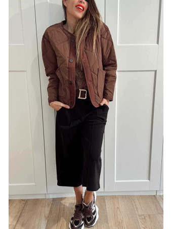 Pantalón Culotte con Cinturón LYMAN Negro HEVE