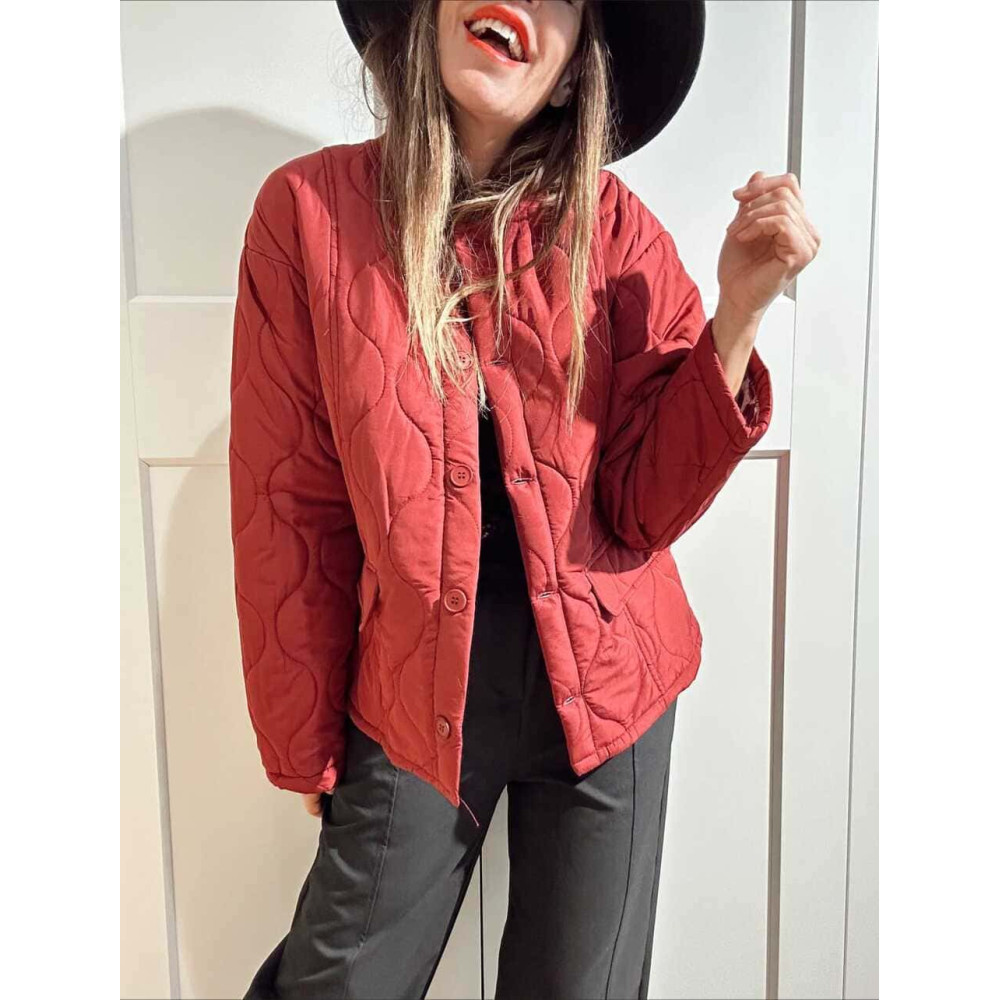 Chaqueta Guateada Ondas ROURKE Burdeos HEVE