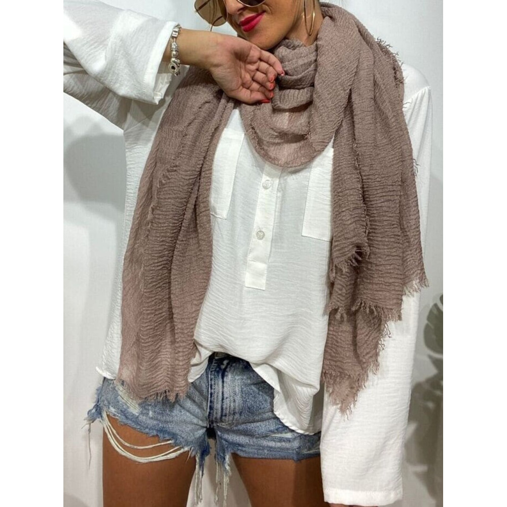 Pañuelo Liso DANNA Taupe HEVE