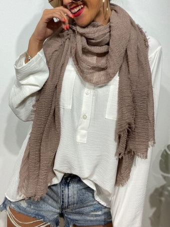 Pañuelo Liso DANNA Taupe HEVE