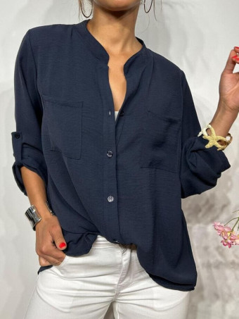 Camisa Fluida FLOSSIE Marino HEVE