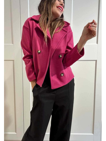Chaqueta Paño Doble Botonadura BRONTË Buganvilla HEVE