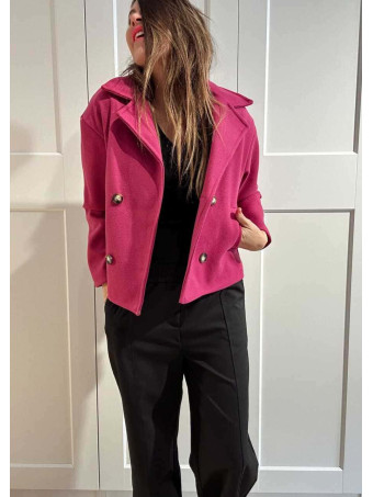Chaqueta Paño Doble Botonadura BRONTË Buganvilla HEVE