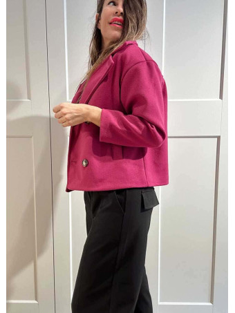Chaqueta Paño Doble Botonadura BRONTË Buganvilla HEVE