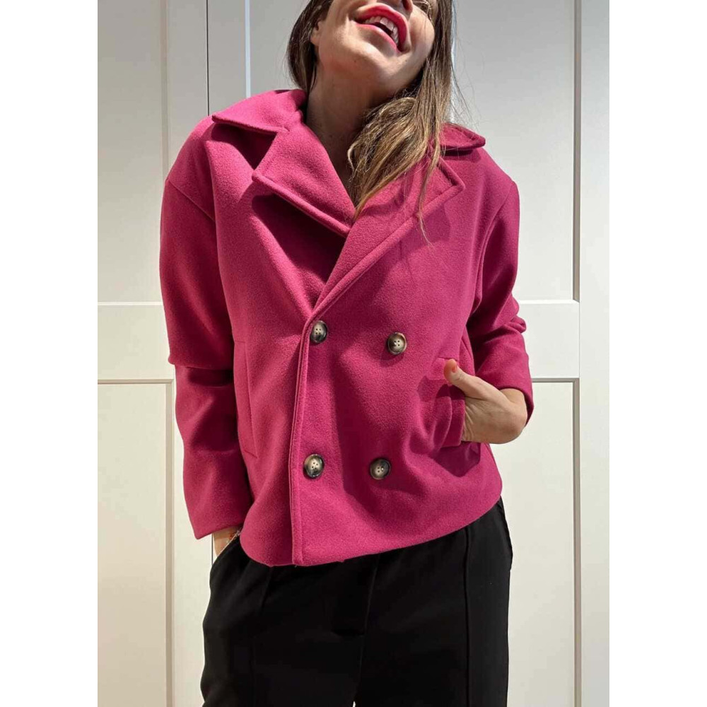 Chaqueta Paño Doble Botonadura BRONTË Buganvilla HEVE