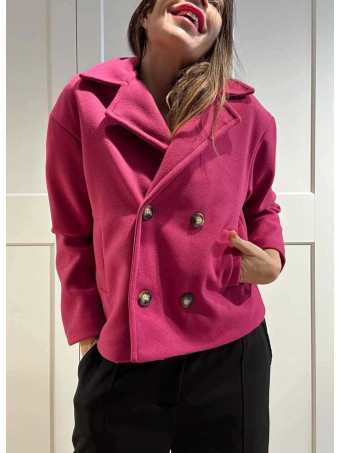 Chaqueta Paño Doble Botonadura BRONTË Buganvilla HEVE