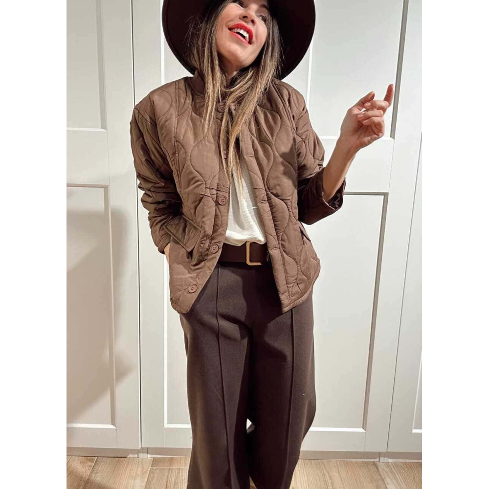 Chaqueta Guateada Ondas ROURKE Marrón HEVE